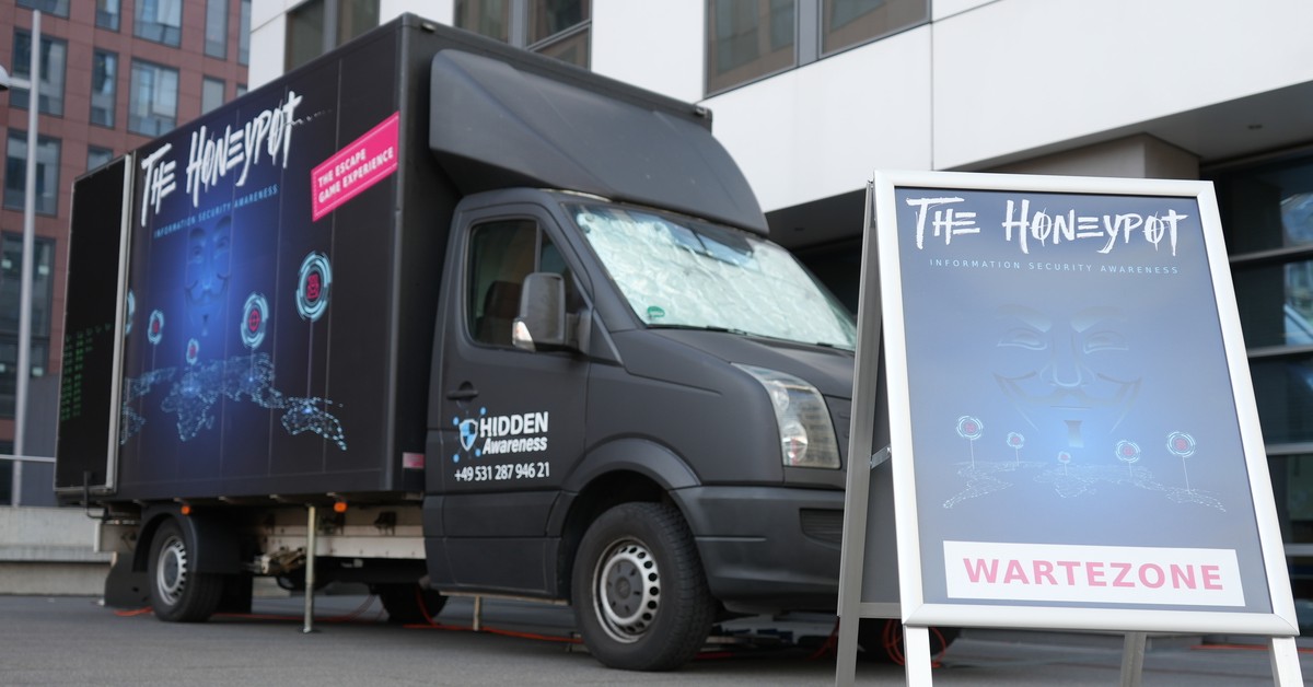 Symbolbild zum Escape Game Truck „The Honeypot“ und Cyber Security Awareness